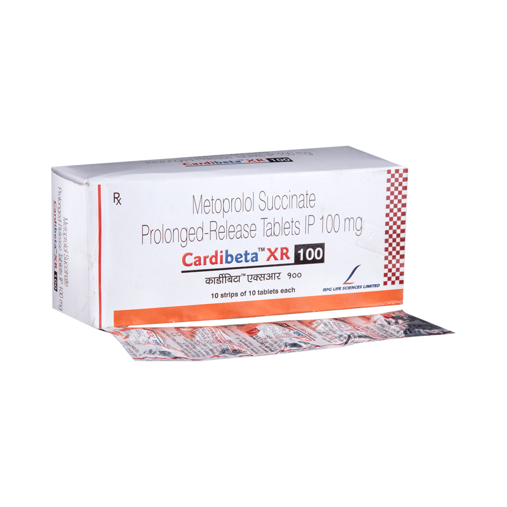 Cardibeta XR 100 Tablet - Image 1