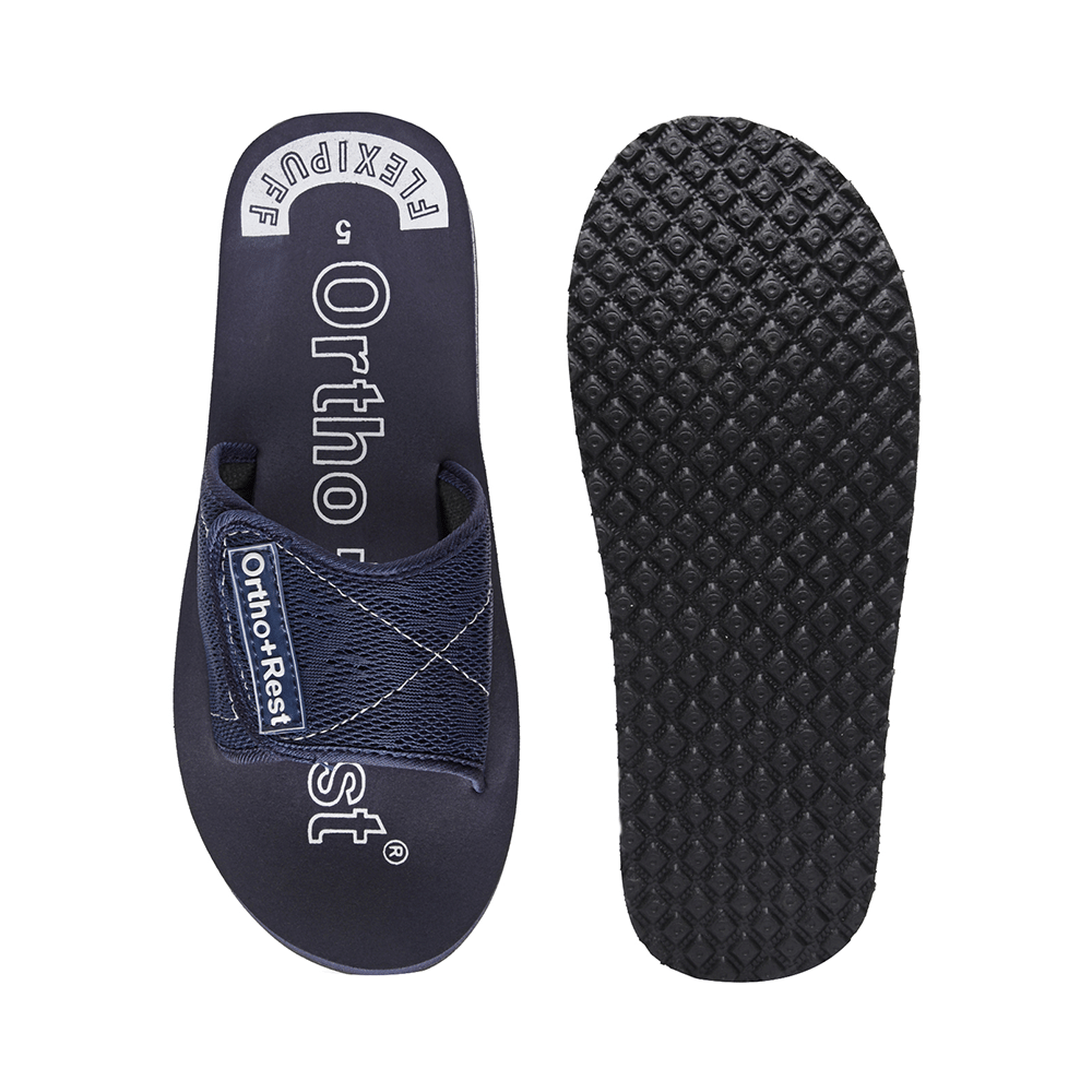 Ortho + Rest Extra Soft Sliders Flip Flop Orthopedic Slippers for Women Blue 7 - Image 7