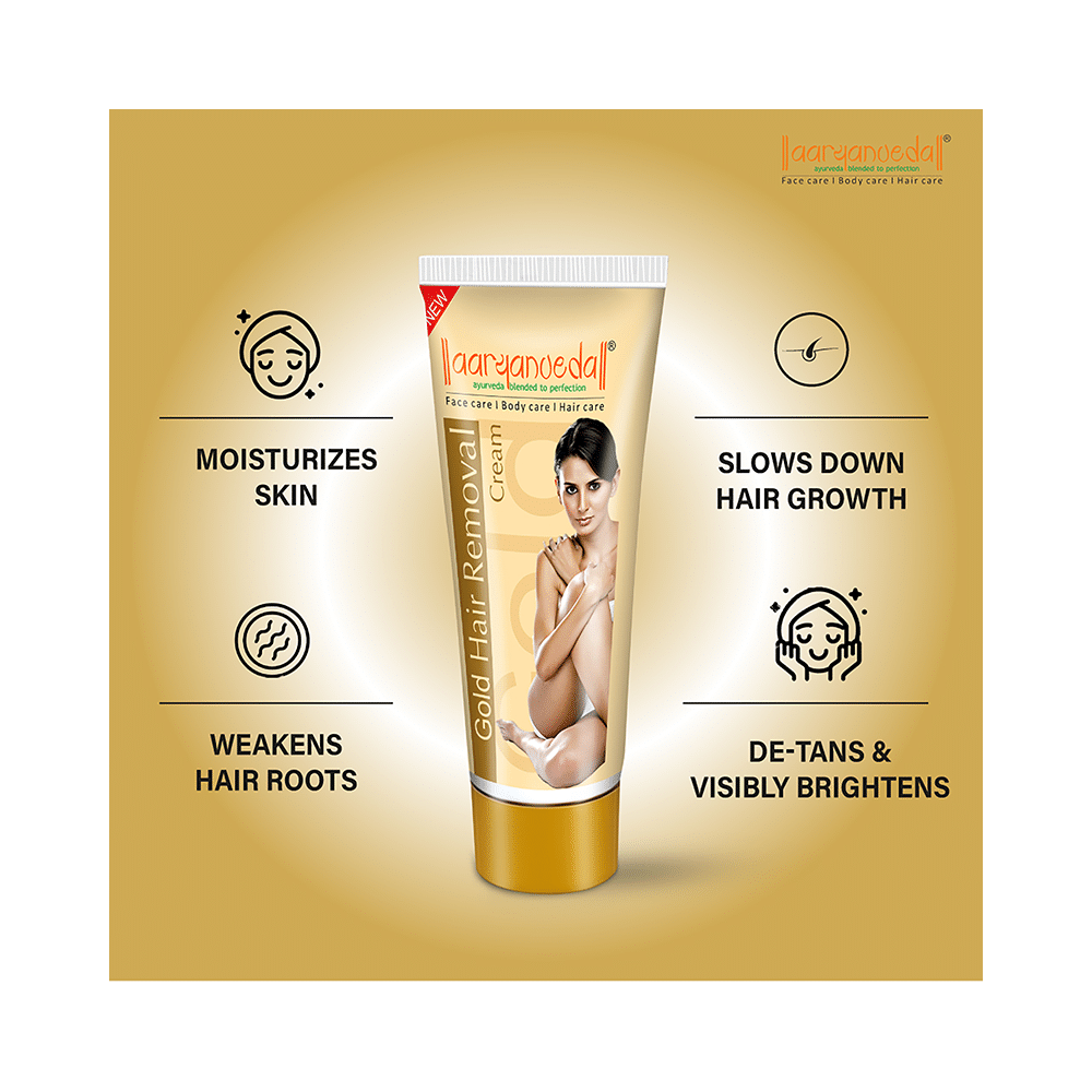 Aryanveda Gold Hair Removal Cream (40gm Each) - Image 4