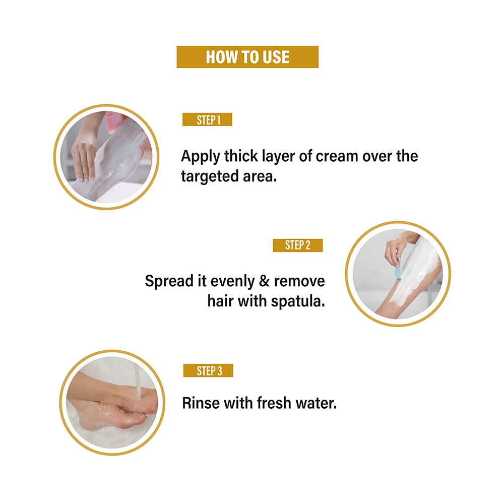 Aryanveda Gold Hair Removal Cream (40gm Each) - Image 3