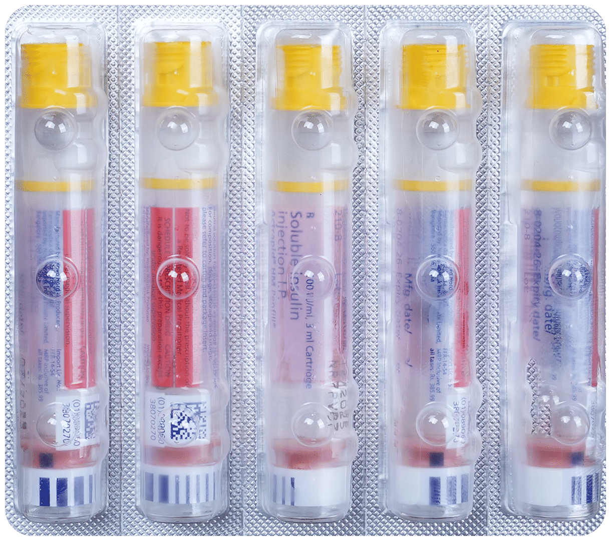 Actrapid HM Penfill 100iu/ml (Each 3ml)