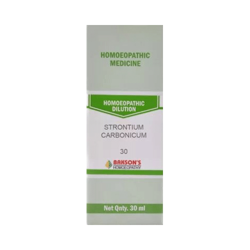 Bakson's Homeopathy Strontium Carbonicum Dilution 30 - Image 1