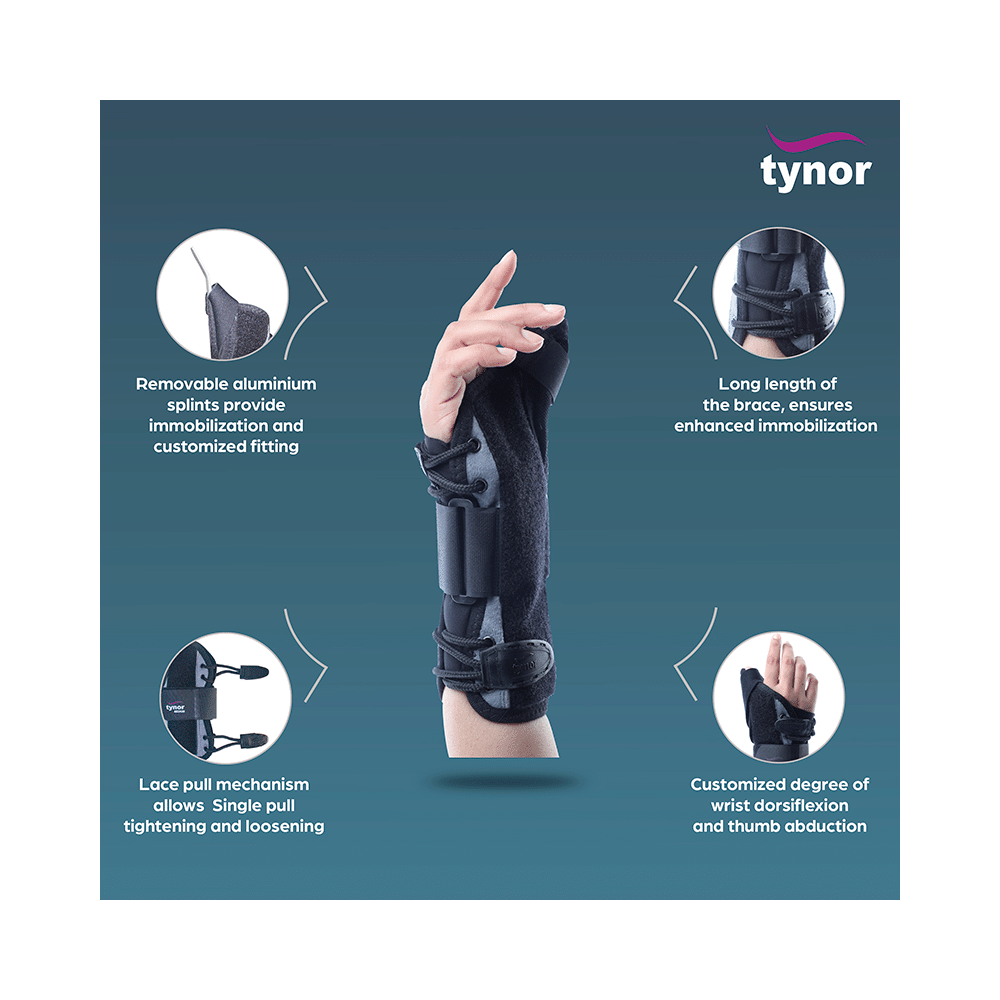 Tynor E-44 Wrist Splint with Thumb XL - Image 3