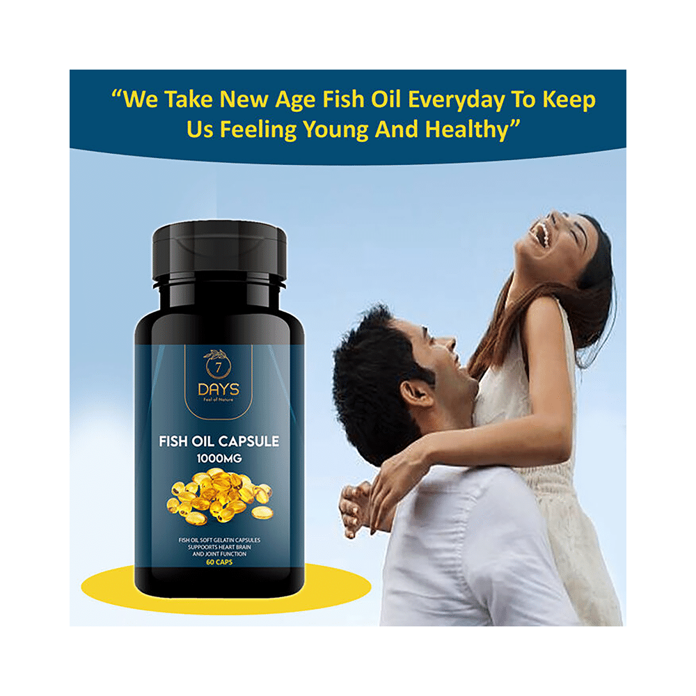 7Days Fish Oil 1000mg Capsule - Image 3