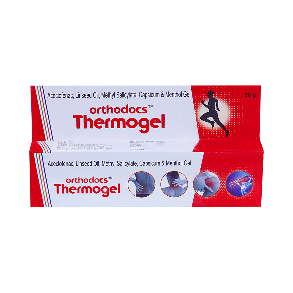 Orthodocs Thermogel Pain Relief Gel for Muscle Joint & Knee Pain (30gm Each) - Image 1