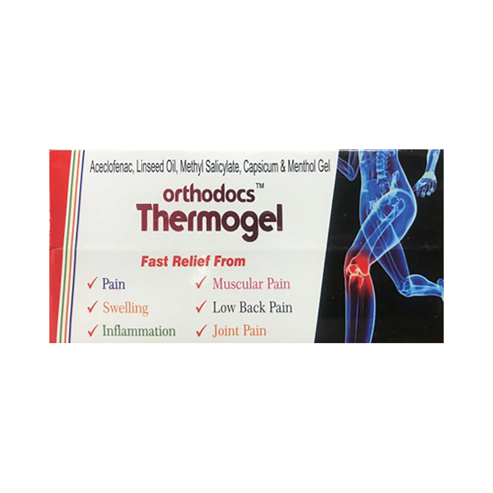 Orthodocs Thermogel Pain Relief Gel for Muscle Joint & Knee Pain (30gm Each) - Image 2