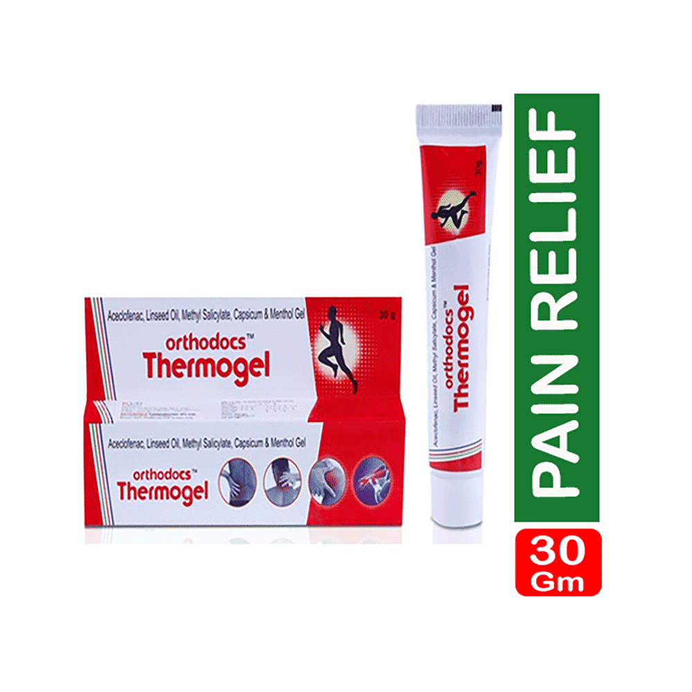 Orthodocs Thermogel Pain Relief Gel for Muscle Joint & Knee Pain (30gm Each) - Image 6