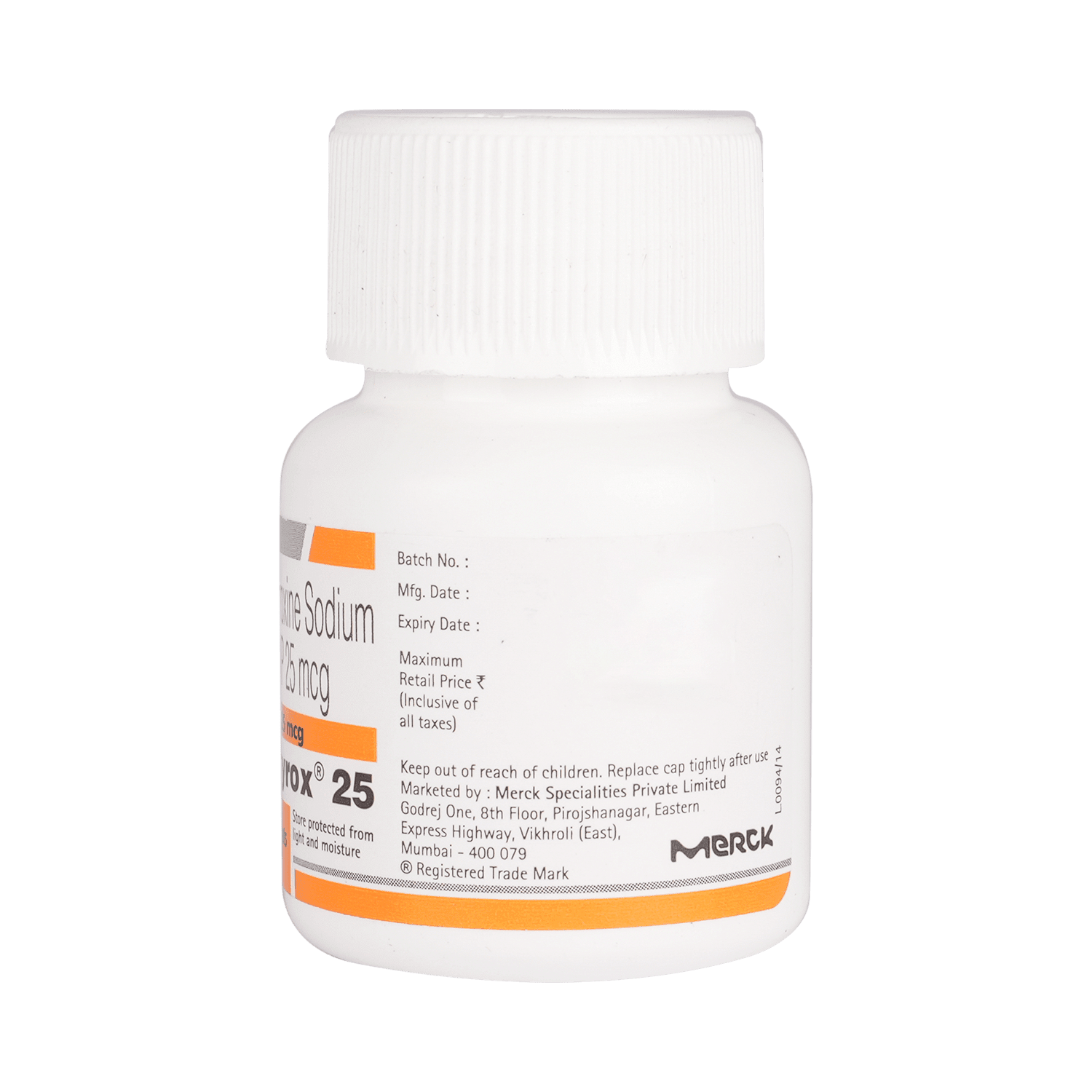 Euthyrox 25 Tablet - Image 3