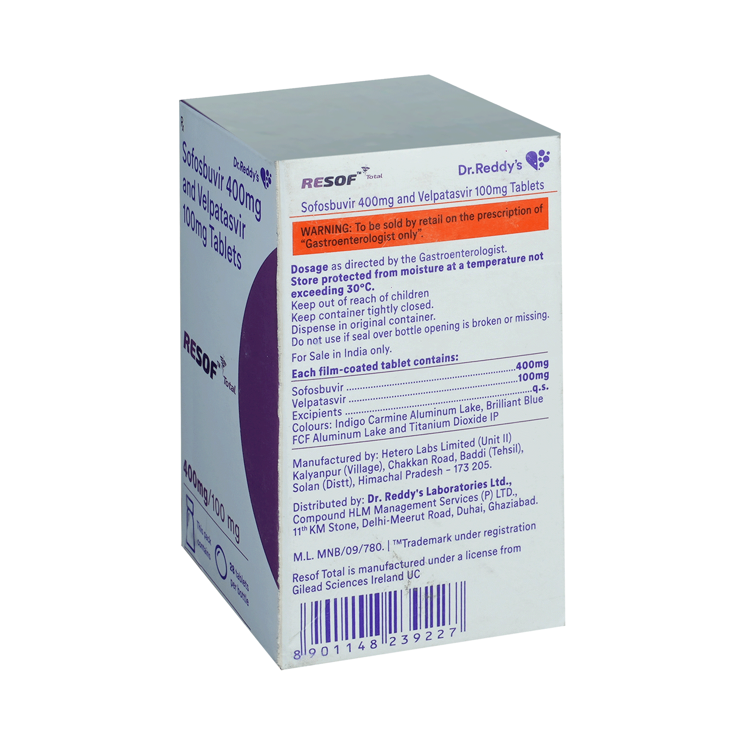 Resof Total 400mg/100mg Tablet - Image 3