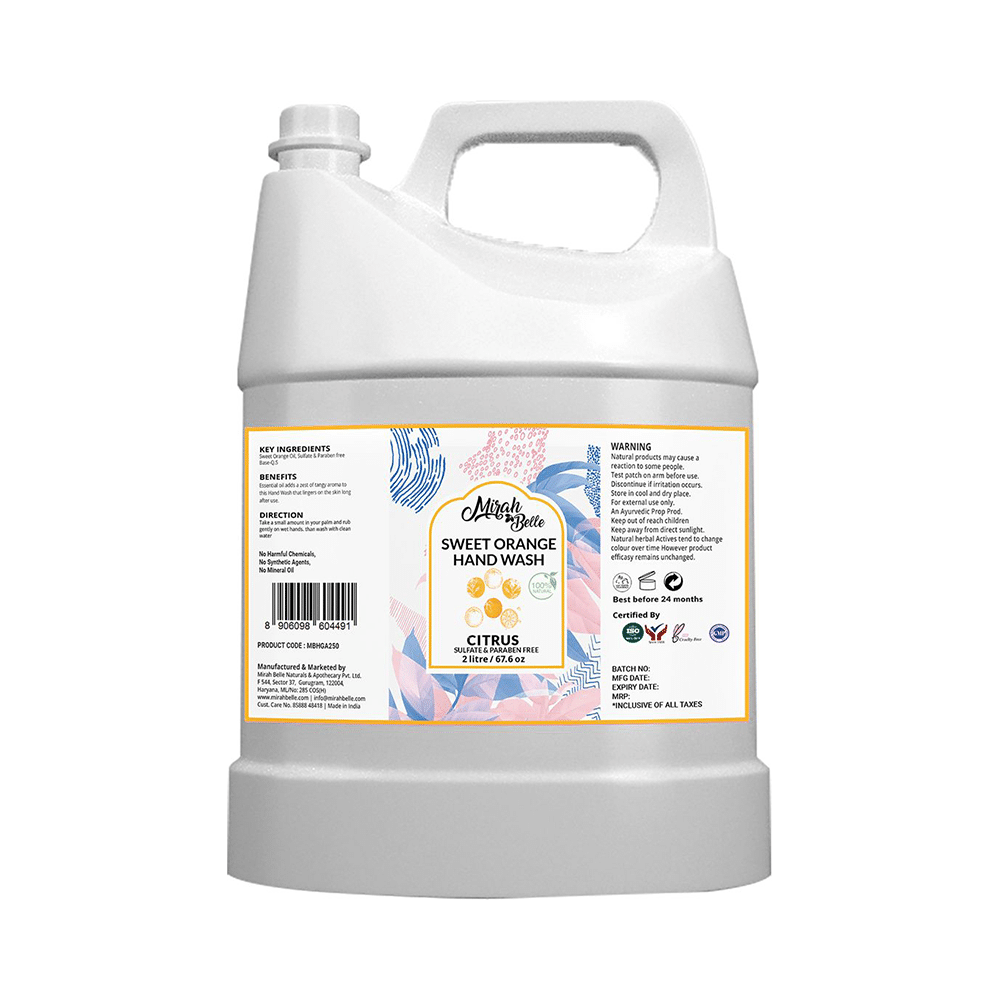 Mirah Belle Sweet Orange Hand Wash - Image 1