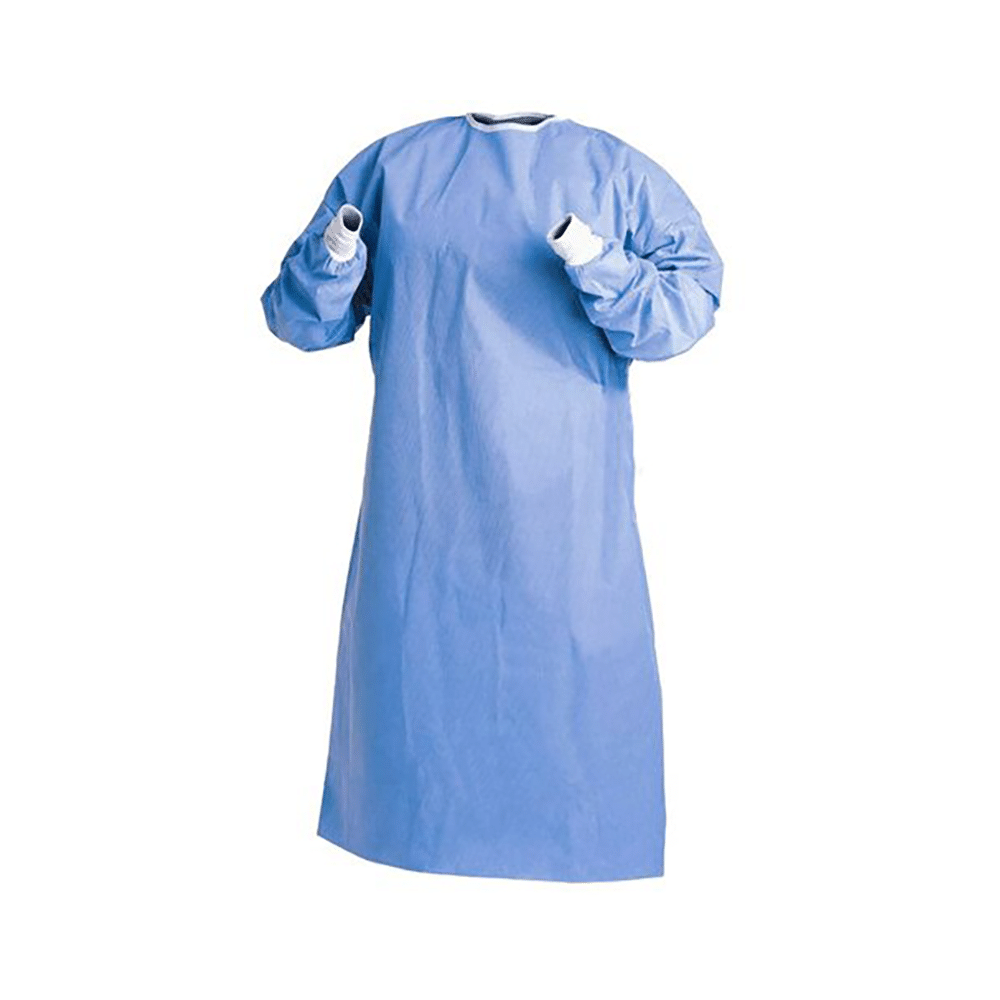 Medi Karma Surgeon Gown Large Medical Blue - Image 1