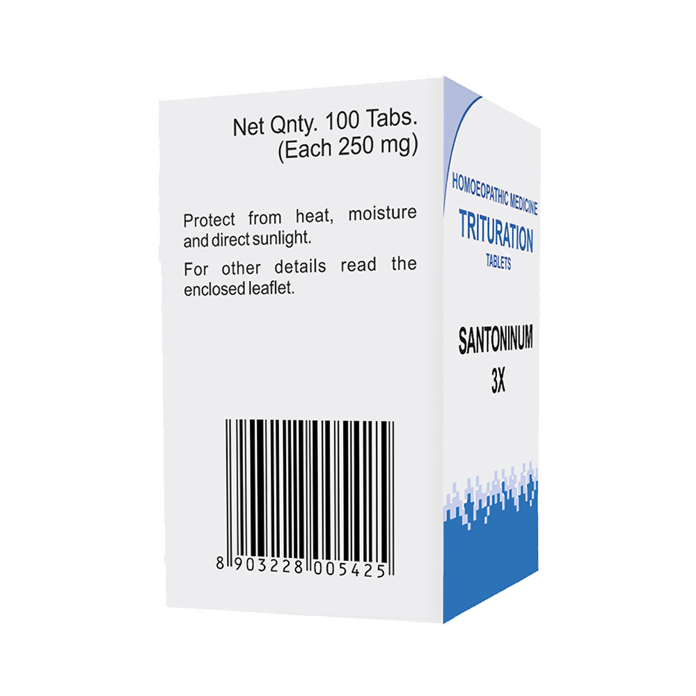 Bakson's Homeopathy Santoninum Trituration Tablet 3X - Image 3