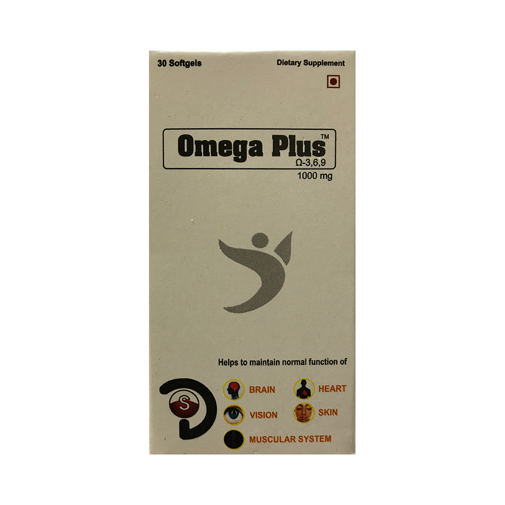 Omega Plus 1000mg Softgels - Image 1