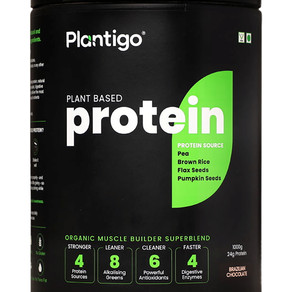 Plantigo Plant Based Protein Powder Brazilian Chocolate - Image 1