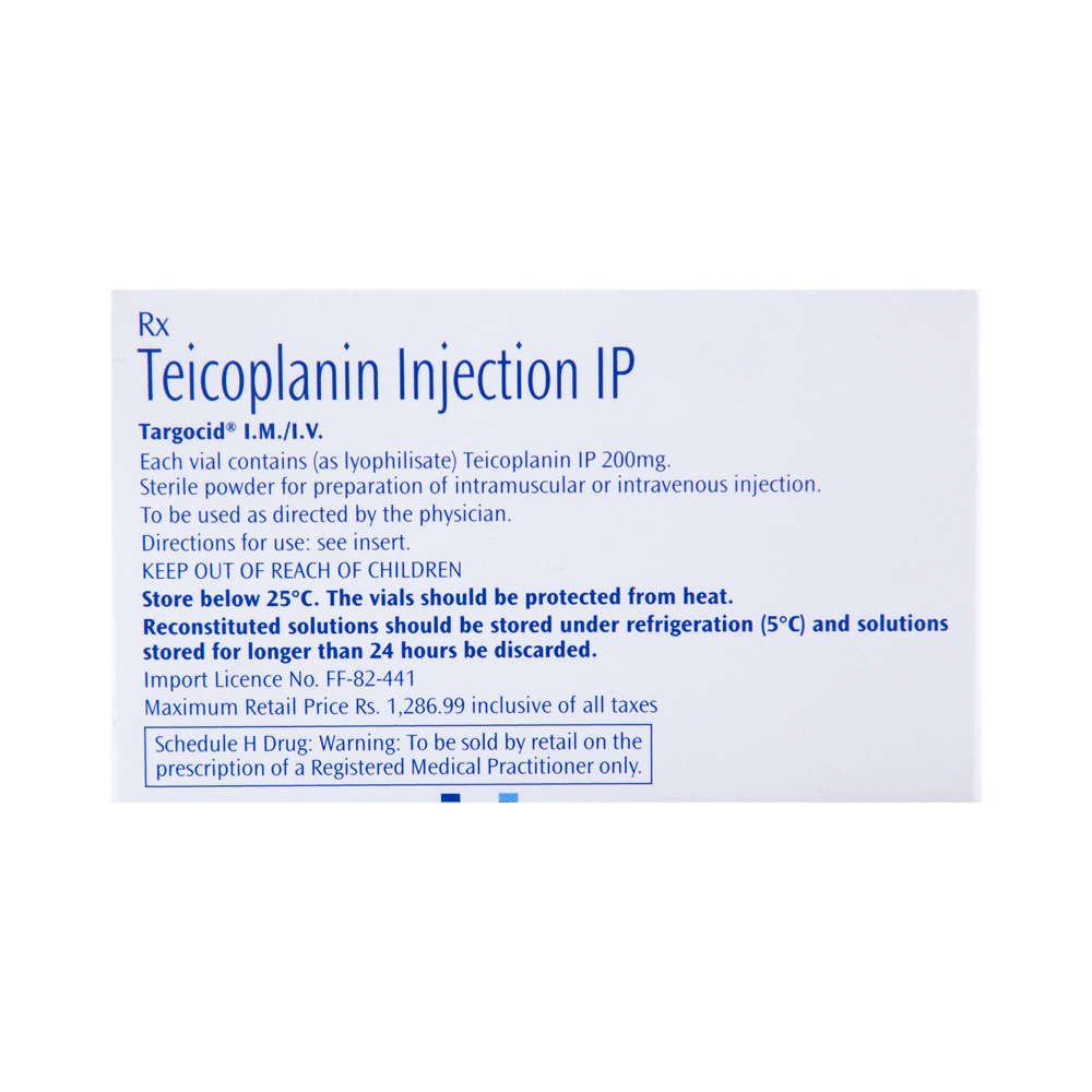 Targocid 200mg Injection - Image 3