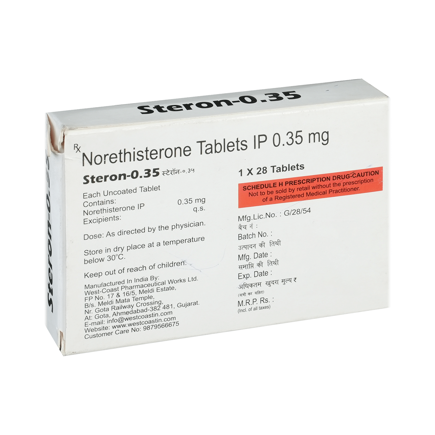 Steron 0.35 Tablet - Image 3