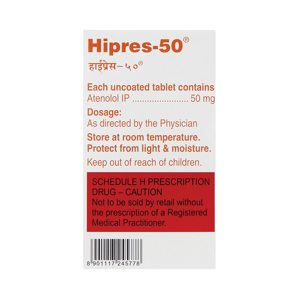 Hipres 50 Tablet - Image 2