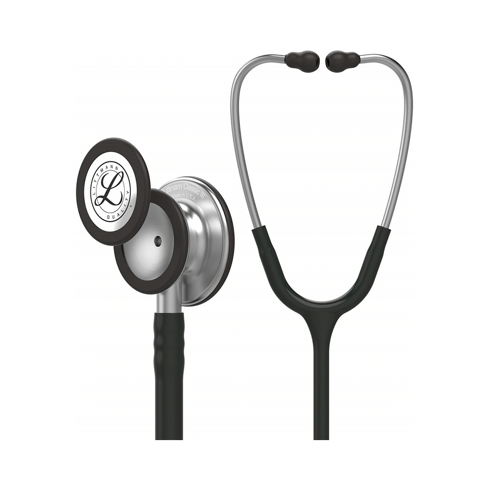 3M Littmann 5620 Classic III Stethoscope, Black Tube, 27 Inch - Image 3