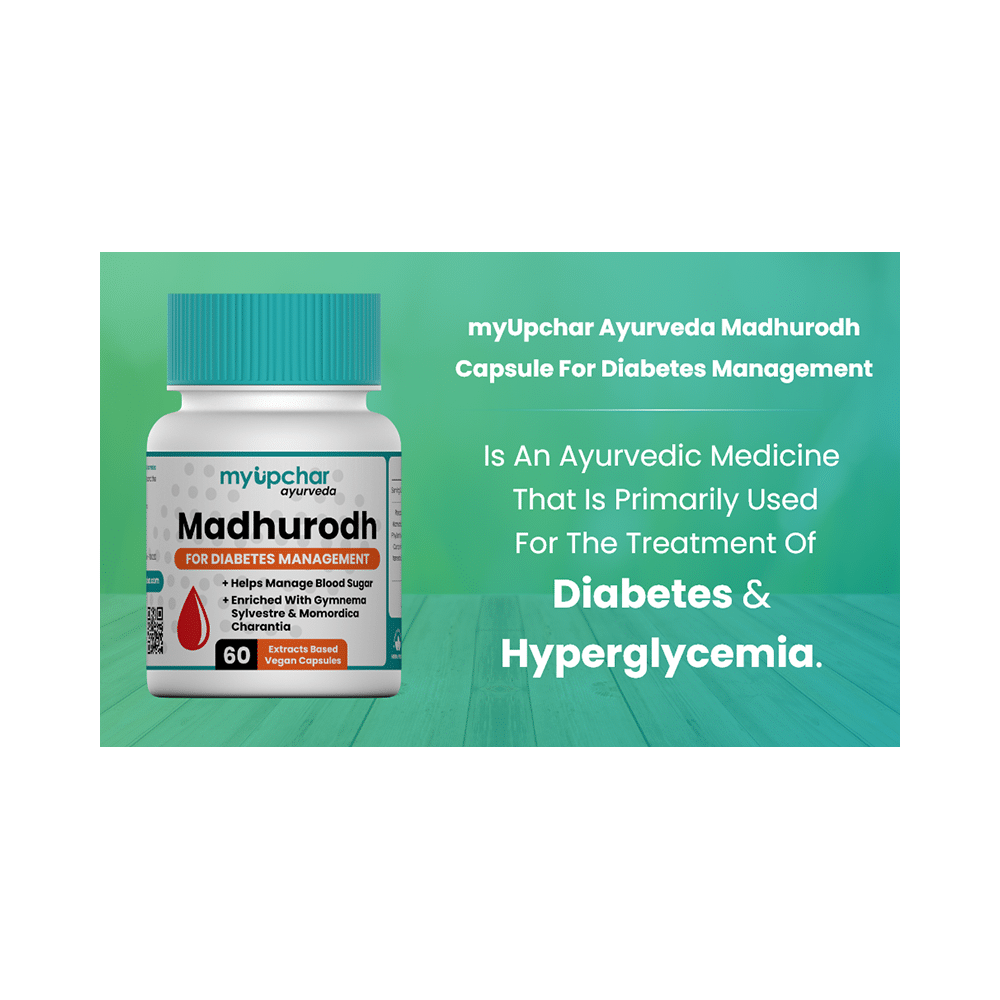 Myupchar Ayurveda Madhurodh Extracts Based Vegan Capsule (60 Each) - Image 4