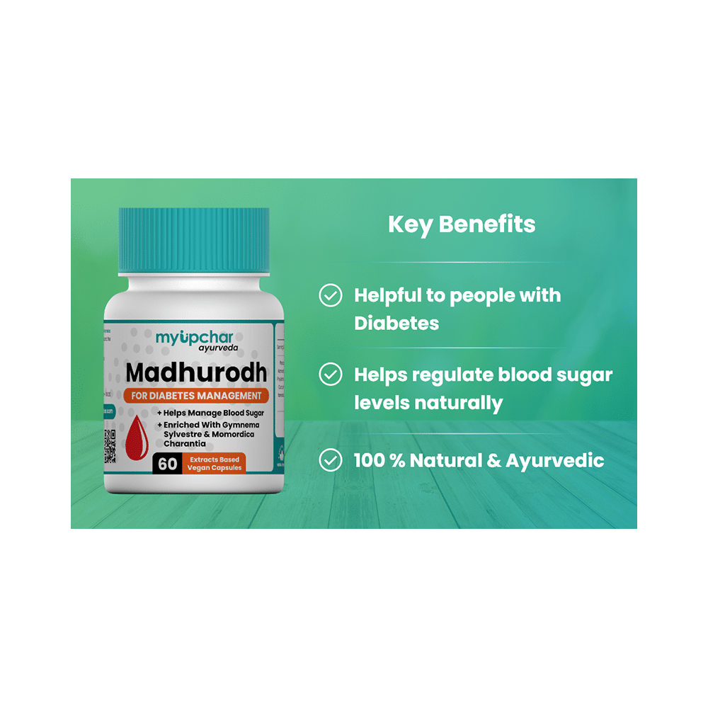 Myupchar Ayurveda Madhurodh Extracts Based Vegan Capsule (60 Each) - Image 5
