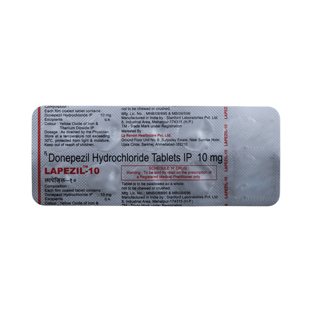 Lapezil 10 Tablet - Image 5