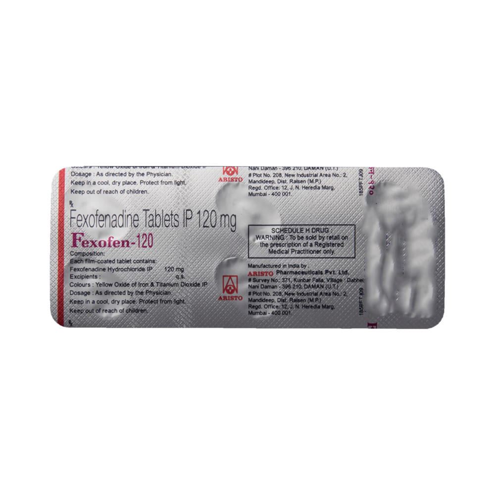 Fexofen 120 Tablet - Image 5
