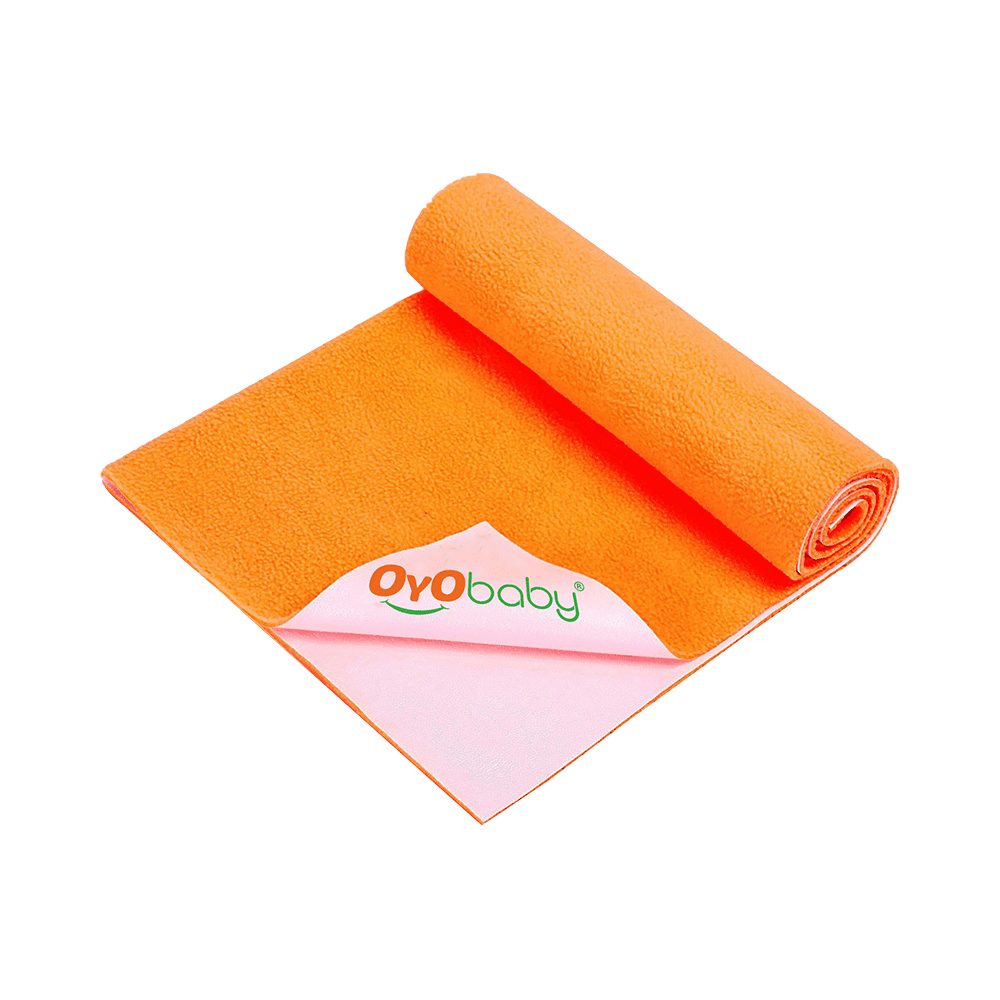 Oyo Baby Waterproof Rubber Sheet Large Peach - Image 1