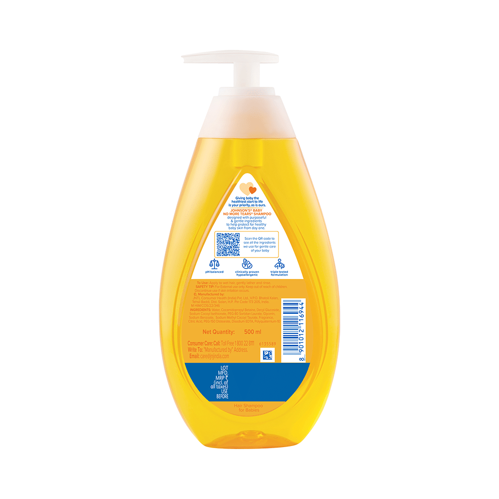 Johnson's Baby Shampoo for Gentle Hair Cleansing | Soap Free & Mild on Eyes - Image 2
