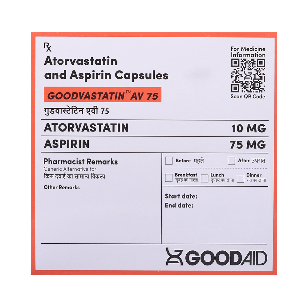 Goodvastatin AV 75 Capsule