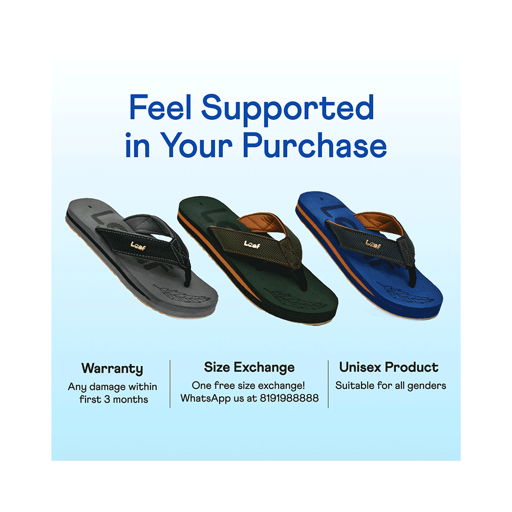 Leaf Footwear Leaf Flat Feet & Weight Distribution Slippers Brown 5 - Image 6