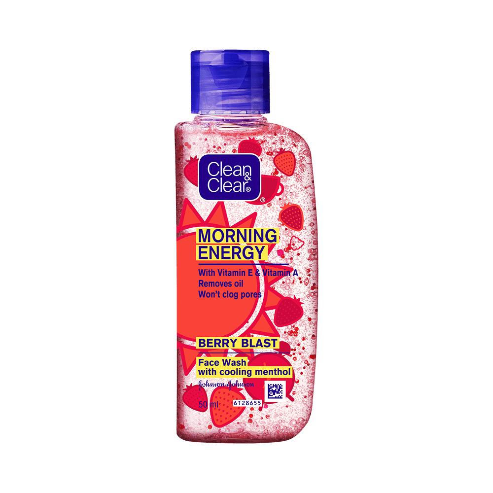 Clean & Clear Morning Energy Berry Blast Face Wash - Image 1