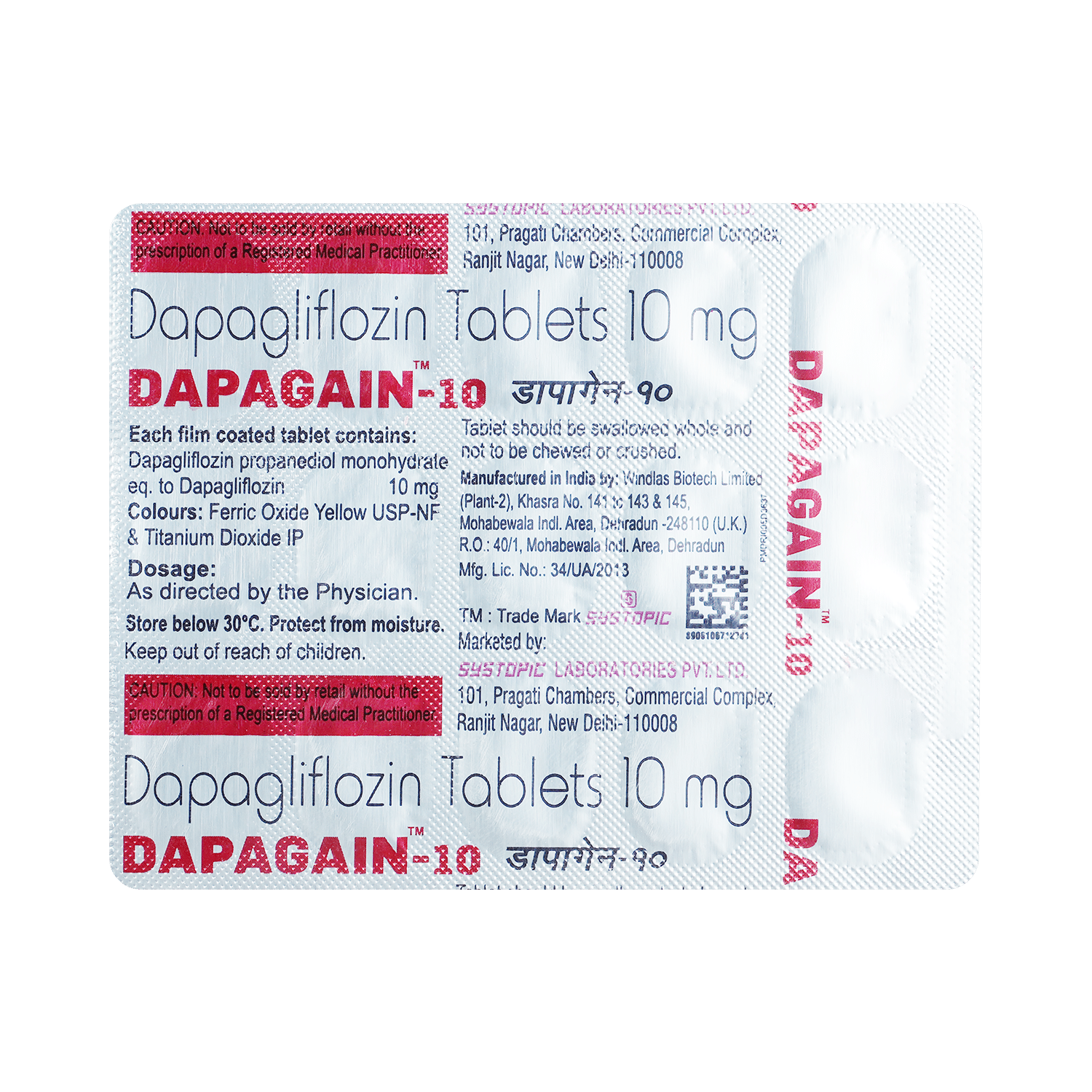 Dapagain 10mg Tablet - Image 5