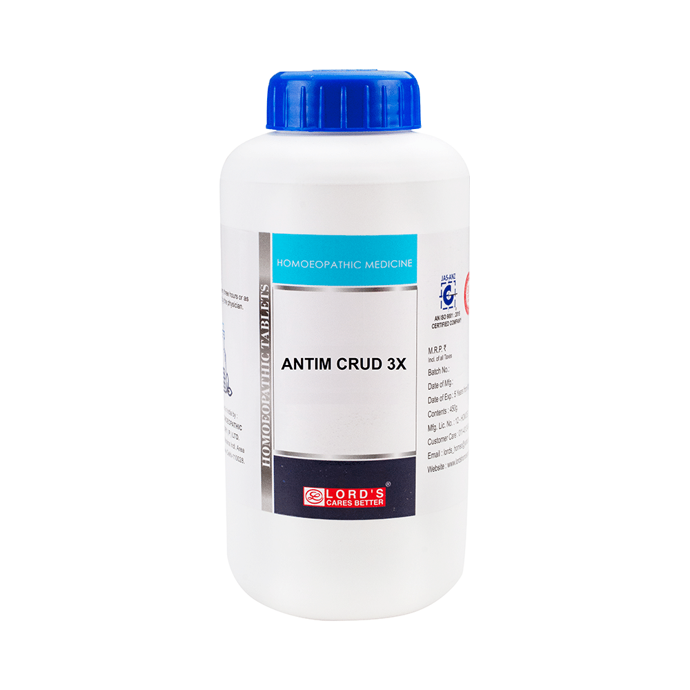 Lord's Antim Crud Trituration Tablet 3X