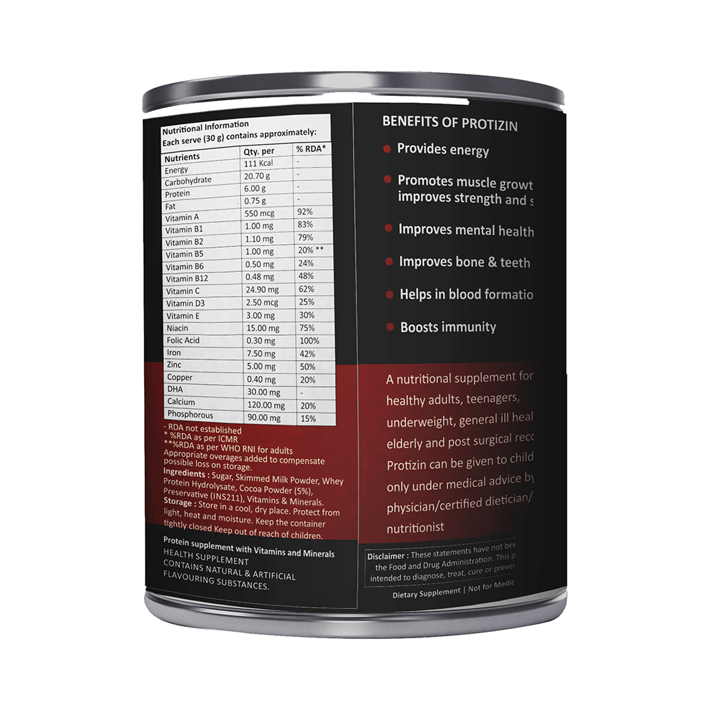 Zinnia Wellness Protizin Whey Protein Rich Chocolate - Image 3