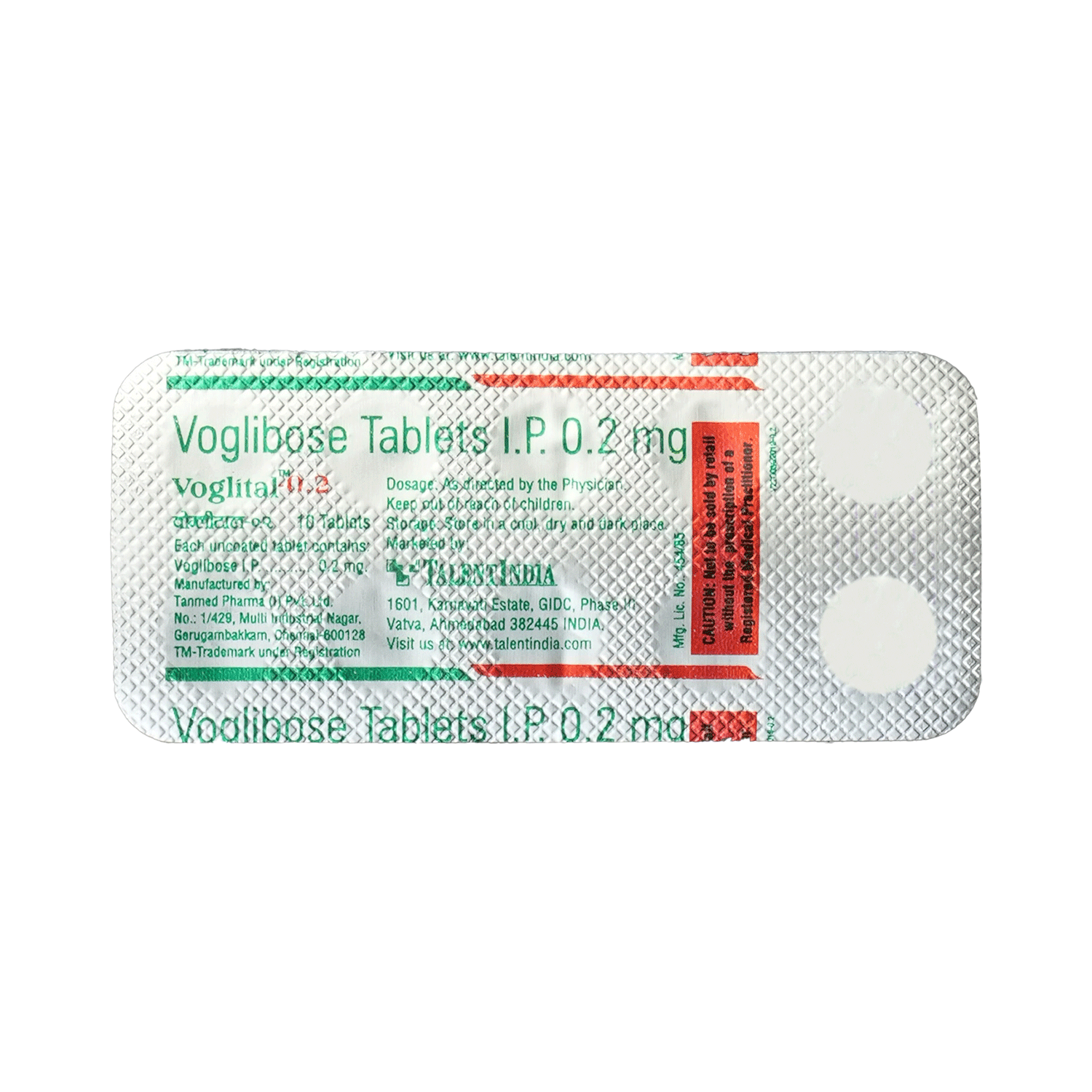 Voglital 0.2 Tablet - Image 3