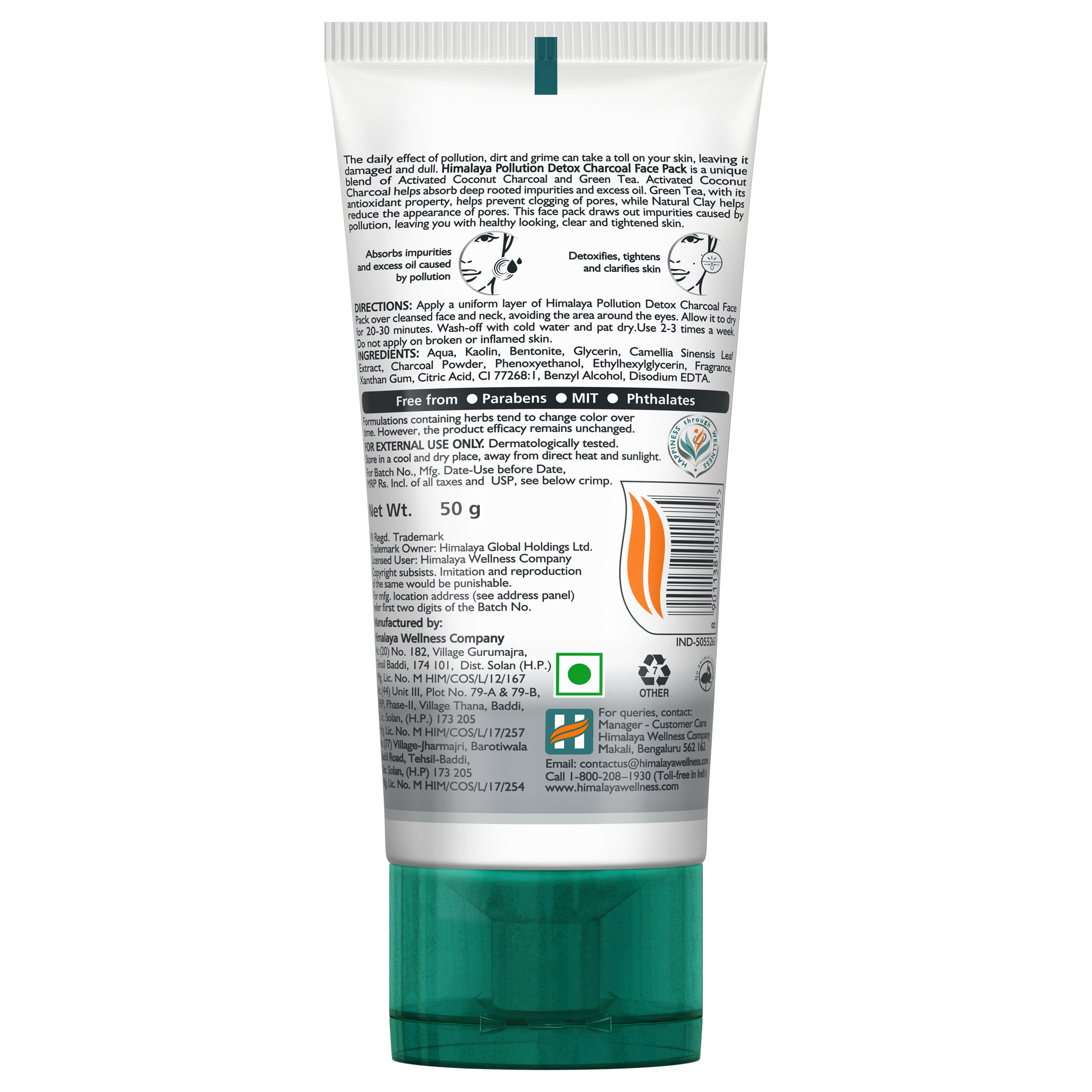 Himalaya Pollution Detox Charcoal Face Pack - Image 2