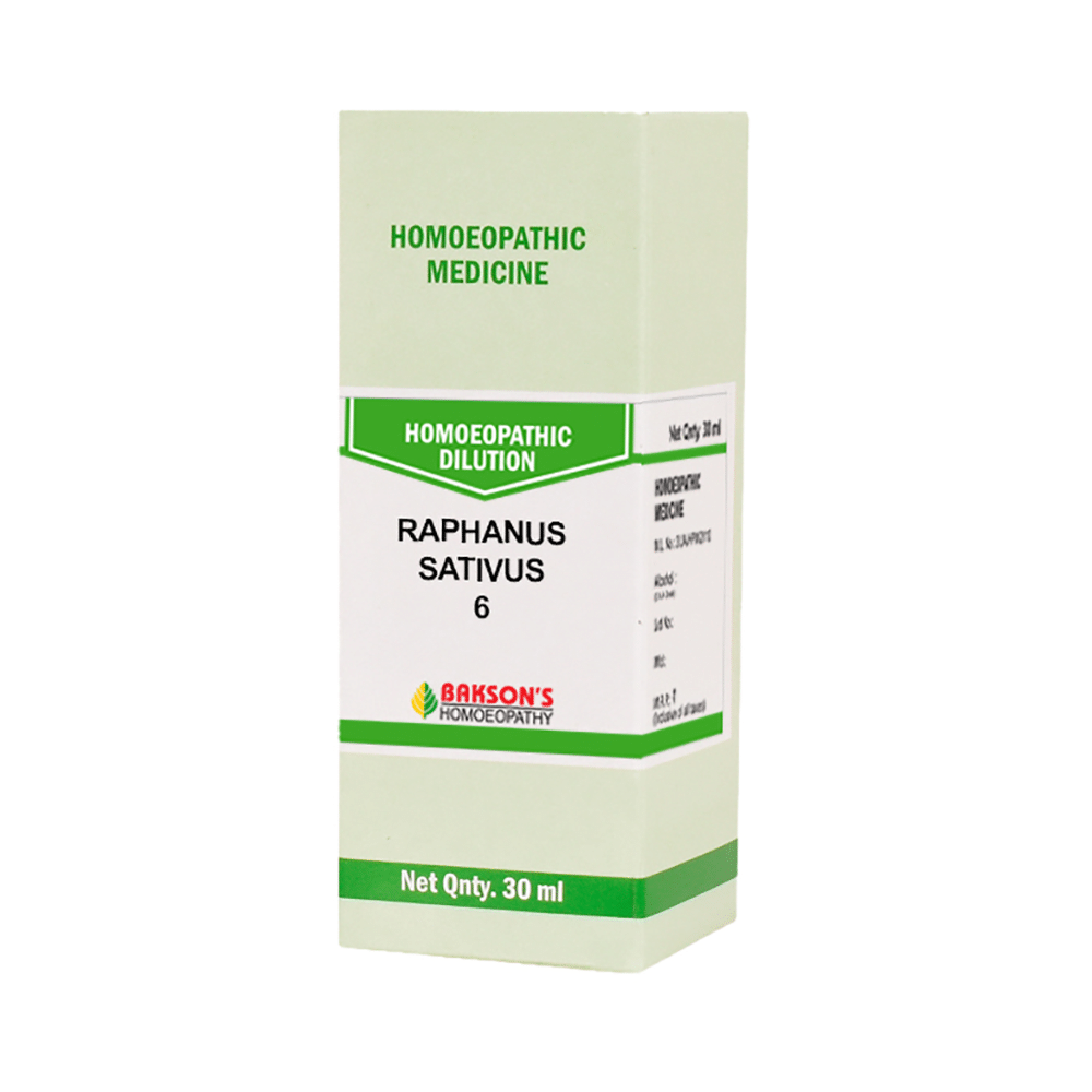 Bakson's Homeopathy Raphanus Sativus Dilution 6 - Image 1