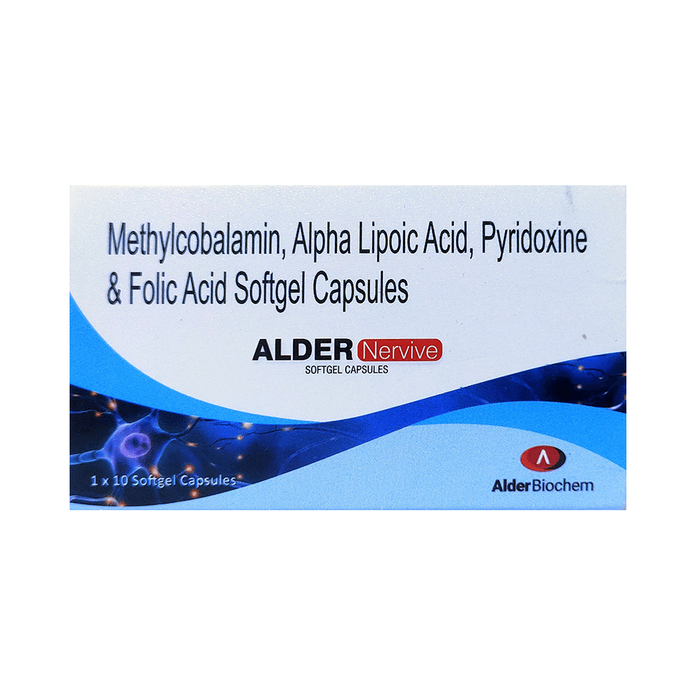 Alder Nervive Softgel Capsule - Image 1