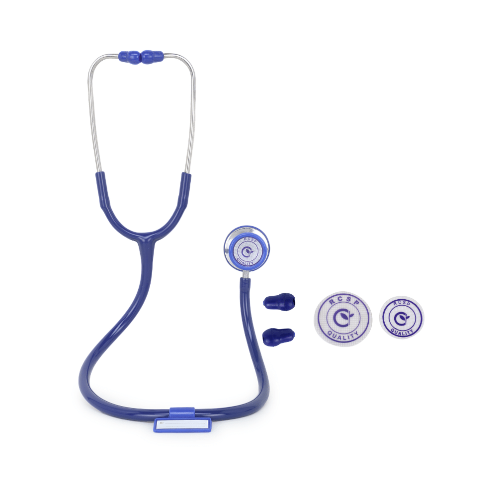 RCSP Dual Head Stethoscope Blue - Image 8