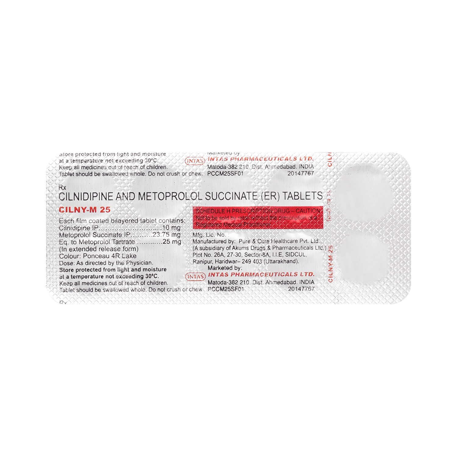 Cilny M 10mg/25mg Tablet - Image 6