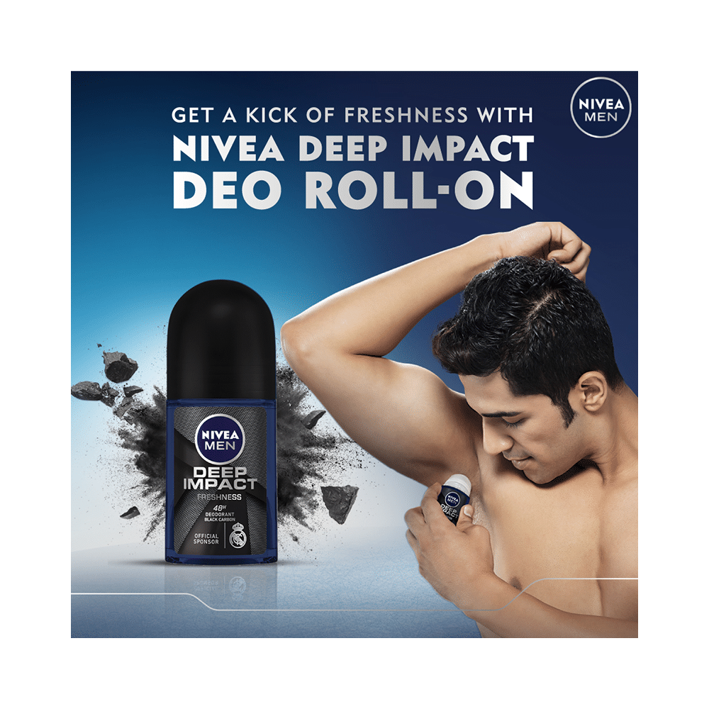 Nivea Men Deep Impact Freshness Deodorant Roll On - Image 3