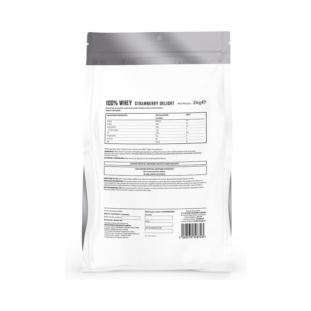 PHD 100% Grass Fed Whey Protein Powder Strawberry Delight - Image 2