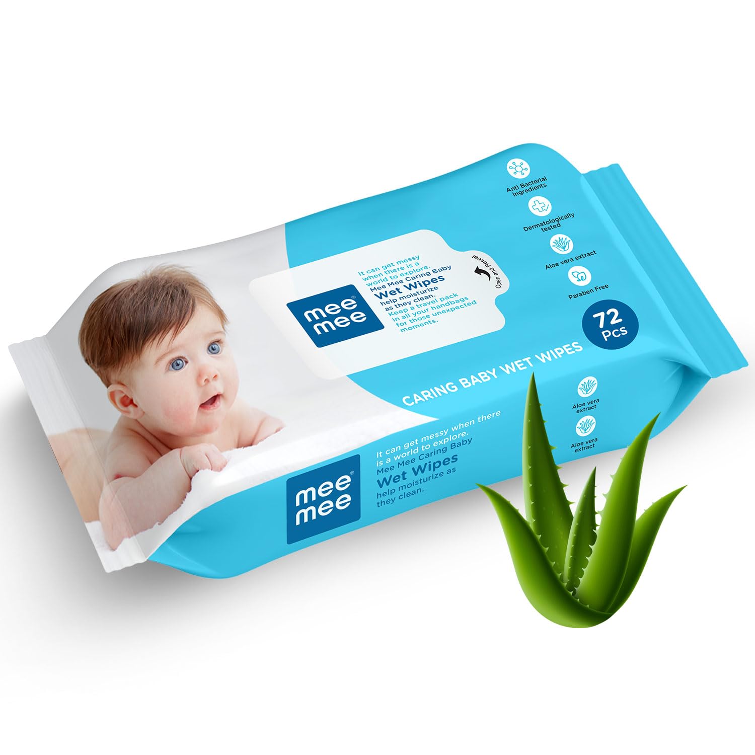 Mee Mee Caring Baby Wet Wipes - Image 1