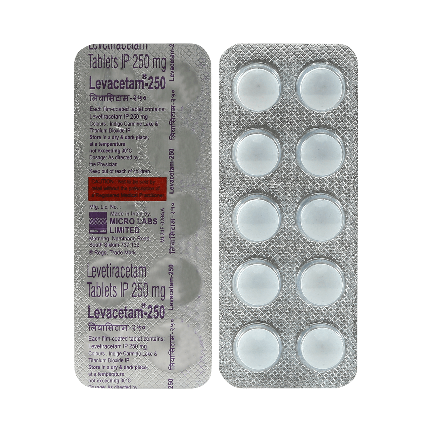 Levacetam 250 Tablet - Image 1