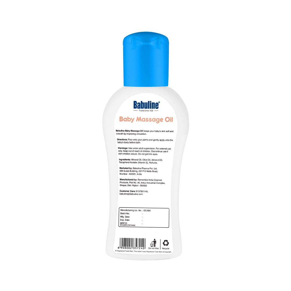 Babuline Baby Massage Oil - Image 2