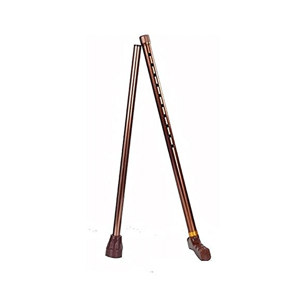 Be Safe Forever Height Adjustable Walking Stick Aluminium Bronze - Image 4