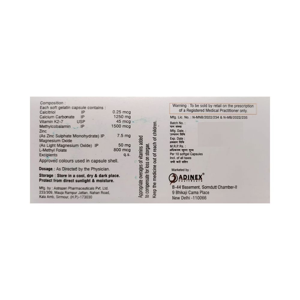 Adbone-K2 Softgel Capsule - Image 2