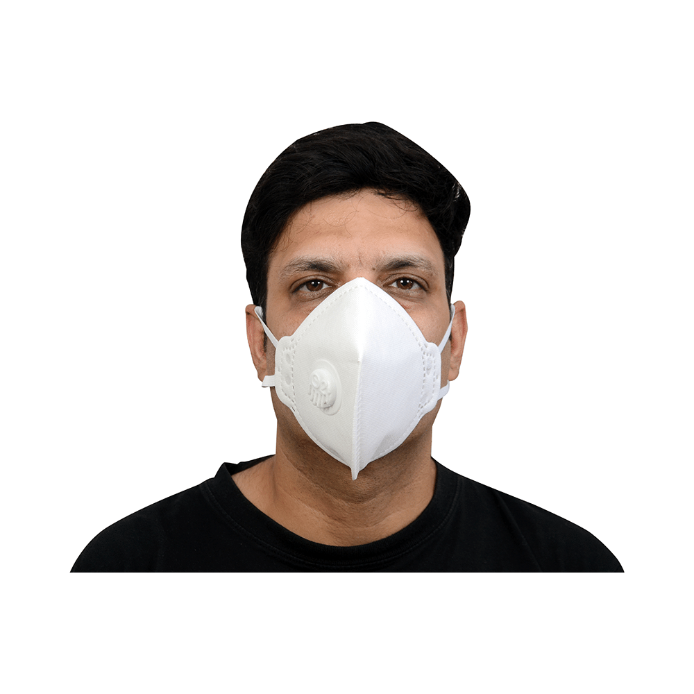 Dominion Care Non Woven 6 Layer Mask with Adjustable Elastic & Nose Pin White - Image 3