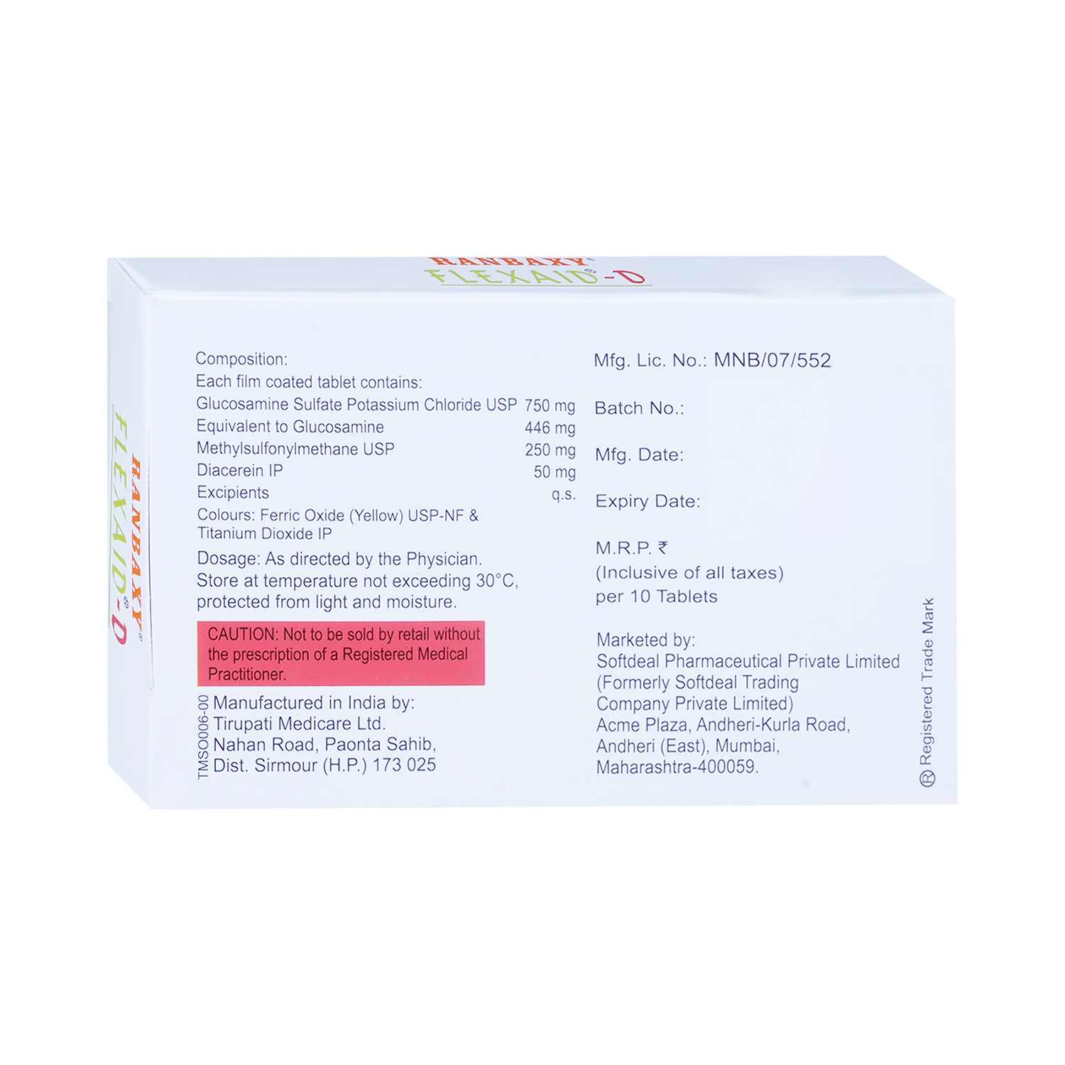 Flexaid D Tablet - Image 3