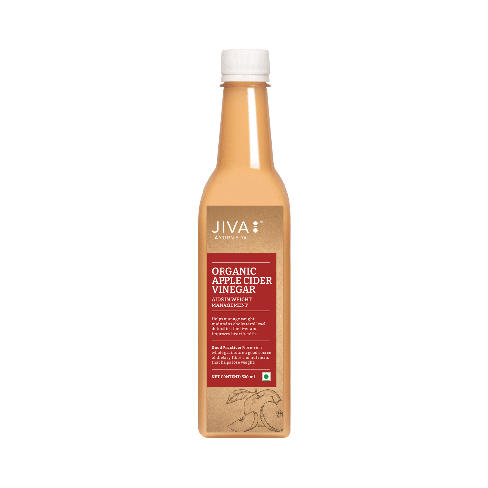 Jiva Ayurveda Organic Apple Cider Vinegar (500ml Each) - Image 1